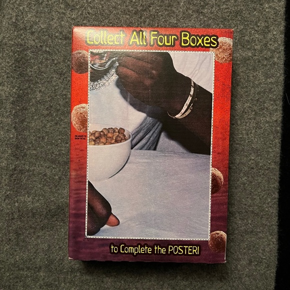 LIL YACHTY x REESE'S PUFFS 2021 Unopened Cereal Boxes Lot Right Half Of Poster - Picture 4 of 7